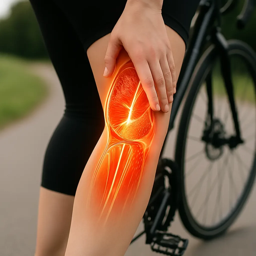 Radfahrerin mit Wadenschmerzen – Zylinderdistorsion der Faszien mit tiefsitzendem Schmerzgefühl