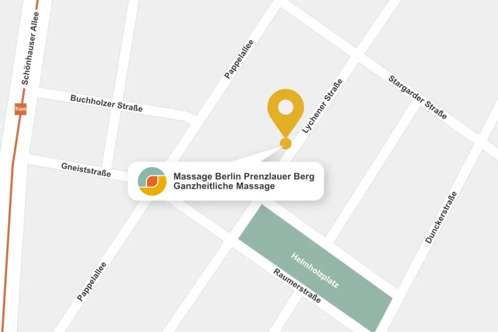 Wegbeschreibung zu Massage Berlin Prenzlauer Berg | Ganzheitliche Massage